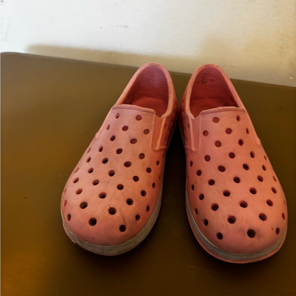 Pink Slip-On Clogs 7